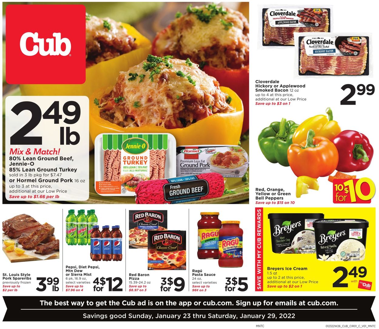 Cub Foods Weekly Ad Circular - valid 01/23-01/29/2022