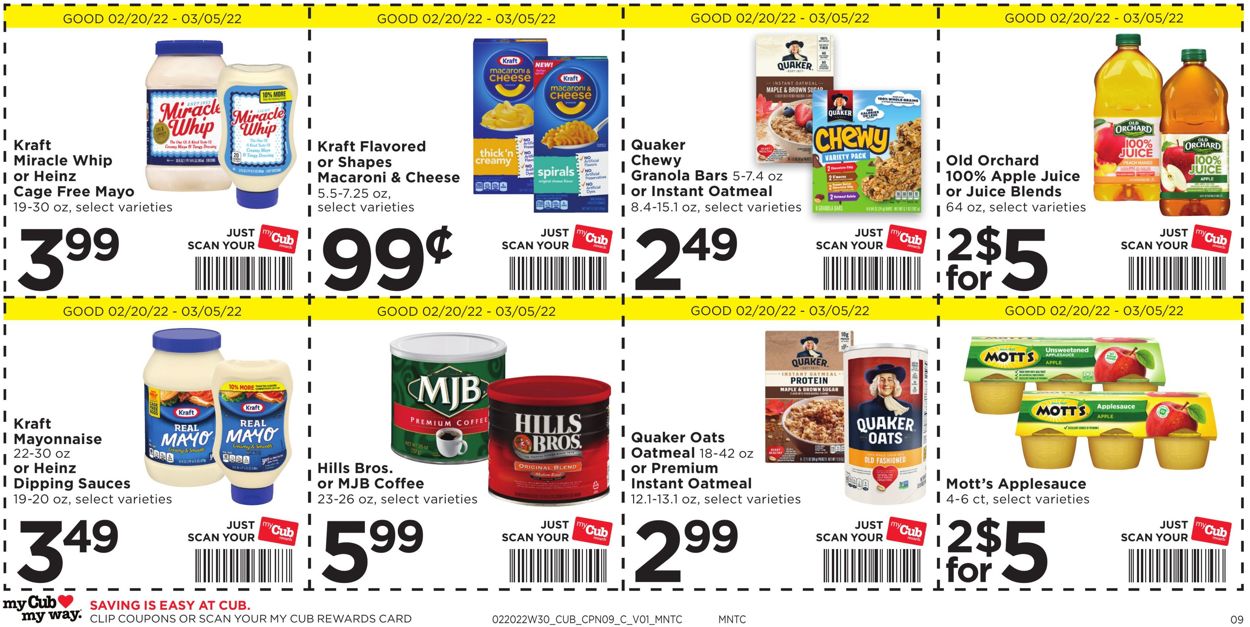 Cub Foods Weekly Ad Circular - valid 02/20-03/05/2022 (Page 9)