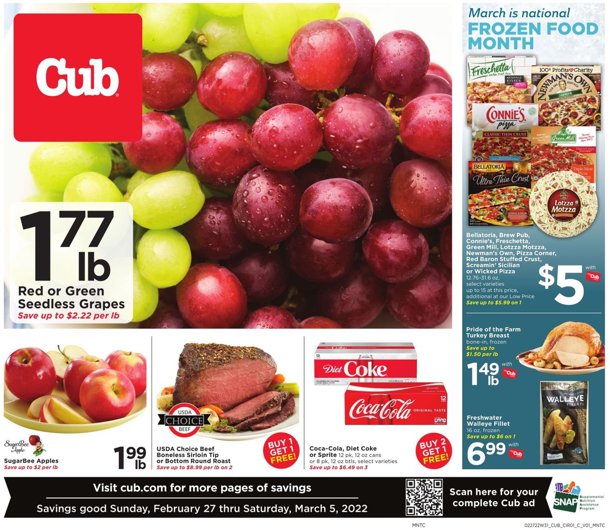 Cub Foods Weekly Ad Circular - valid 02/27-03/05/2022