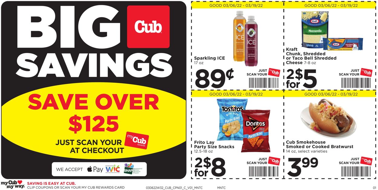Cub Foods Weekly Ad Circular - valid 03/06-03/19/2022