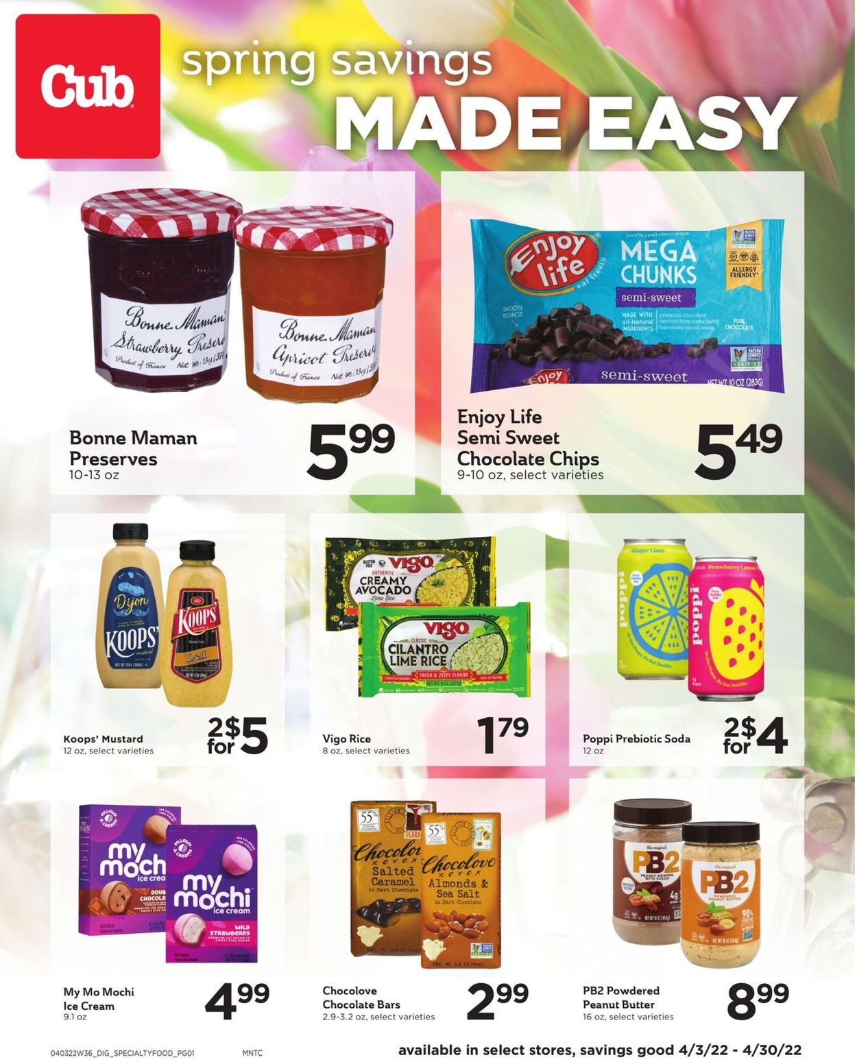 Cub Foods Weekly Ad Circular - valid 04/03-04/30/2022