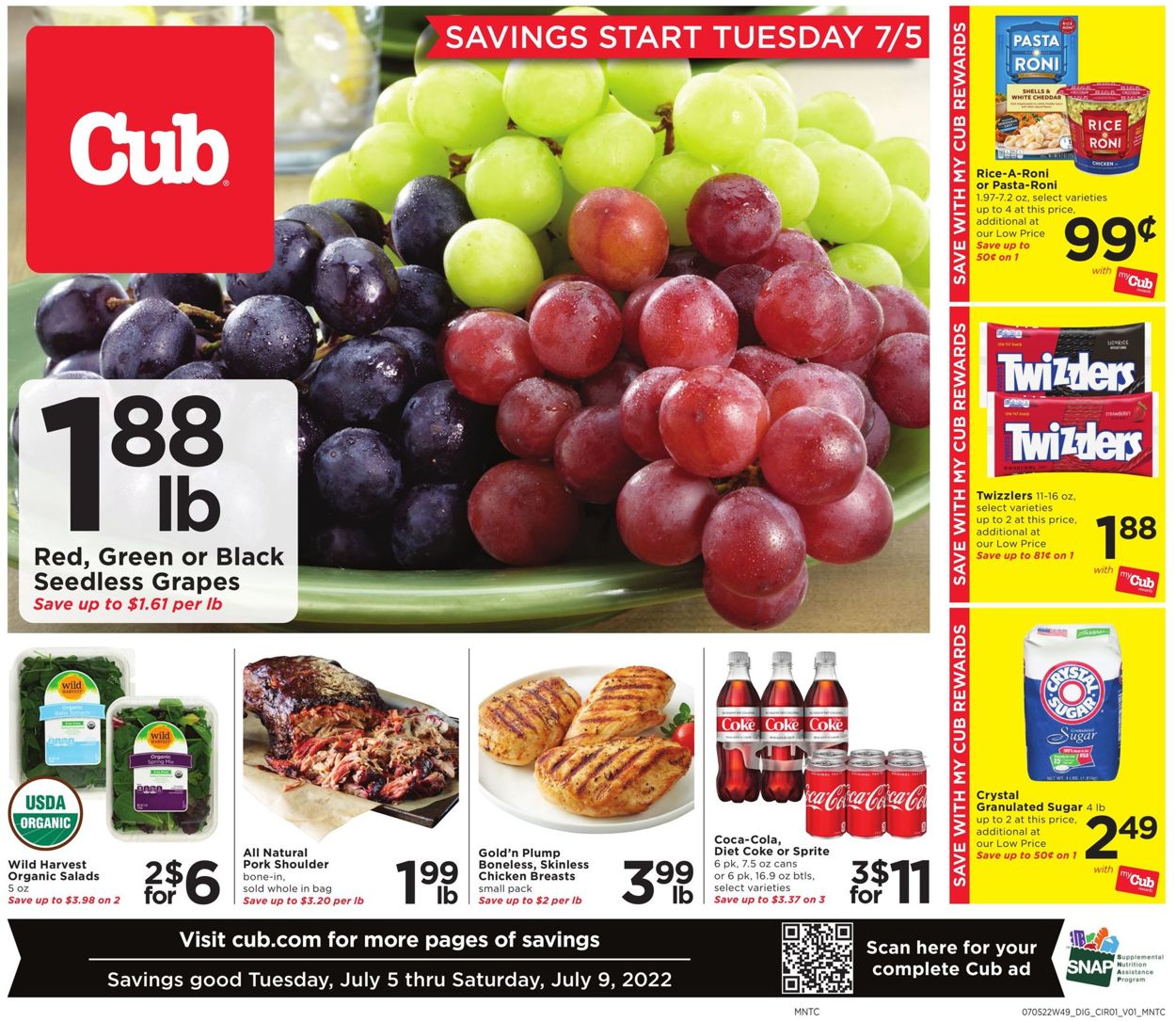 Cub Foods Weekly Ad Circular - valid 07/05-07/09/2022