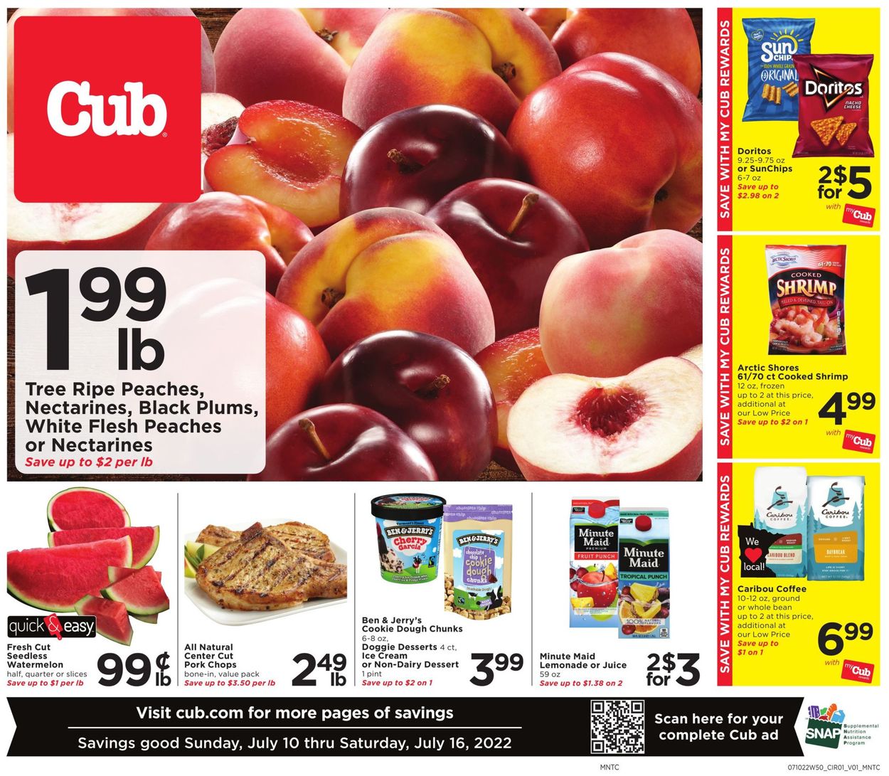 Cub Foods Weekly Ad Circular - valid 07/10-07/16/2022