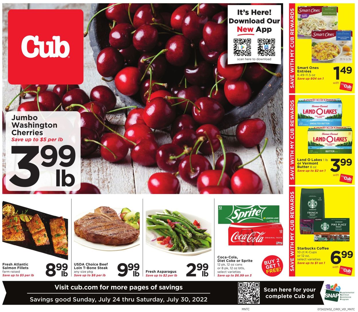 Cub Foods Weekly Ad Circular - valid 07/24-07/30/2022