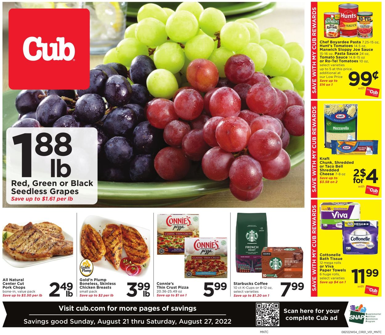 Cub Foods Weekly Ad Circular - valid 08/21-08/27/2022