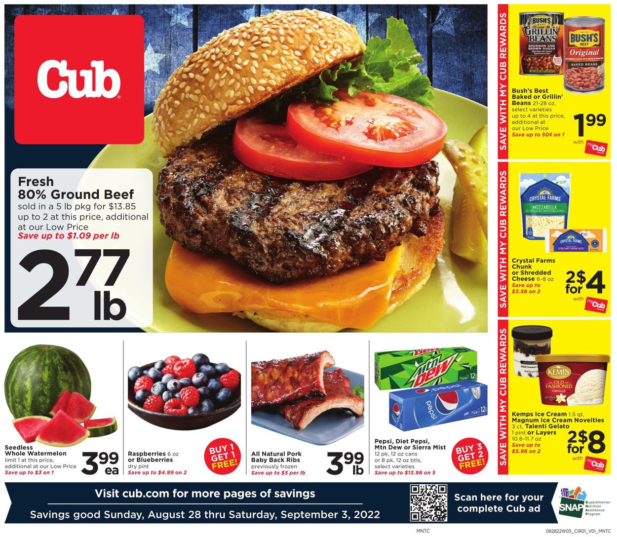 Cub Foods Weekly Ad Circular - valid 08/28-09/03/2022