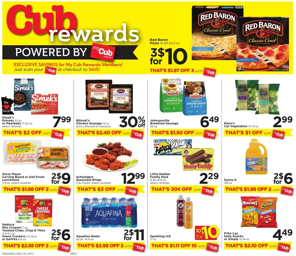 Cub Foods Weekly Ad Circular - valid 09/18-09/24/2022 (Page 8)