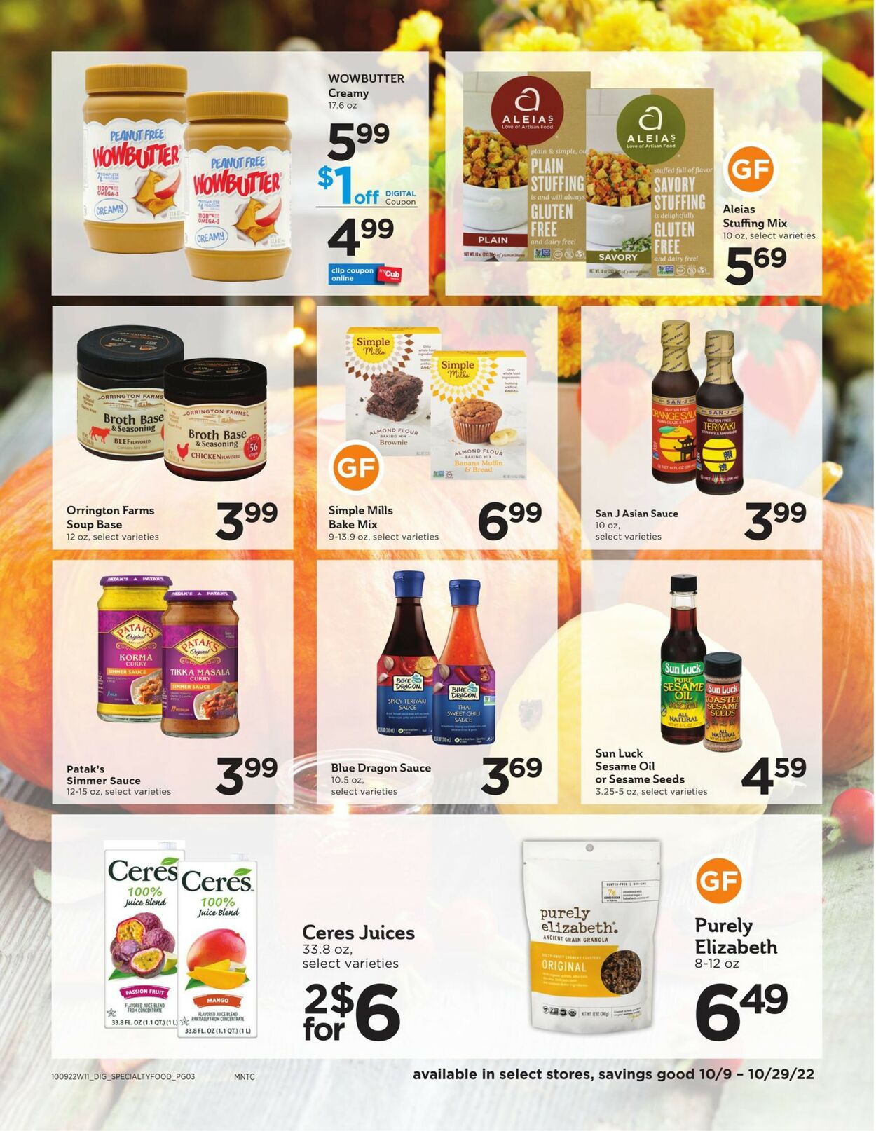 Cub Foods Weekly Ad Circular - valid 10/09-10/29/2022 (Page 3)