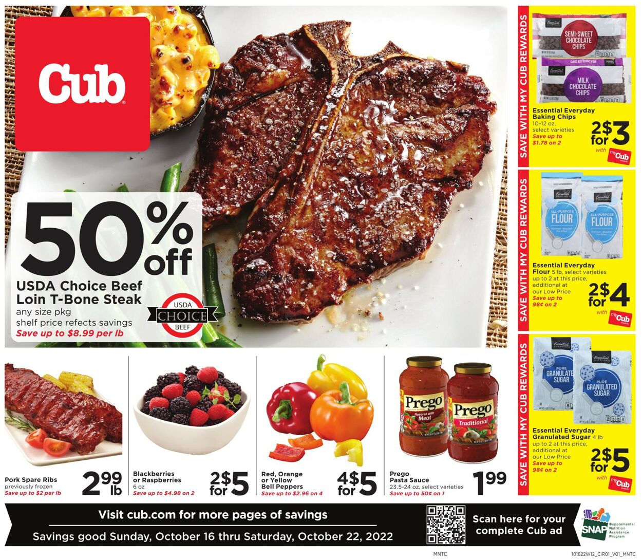 Cub Foods Weekly Ad Circular - valid 10/16-10/22/2022