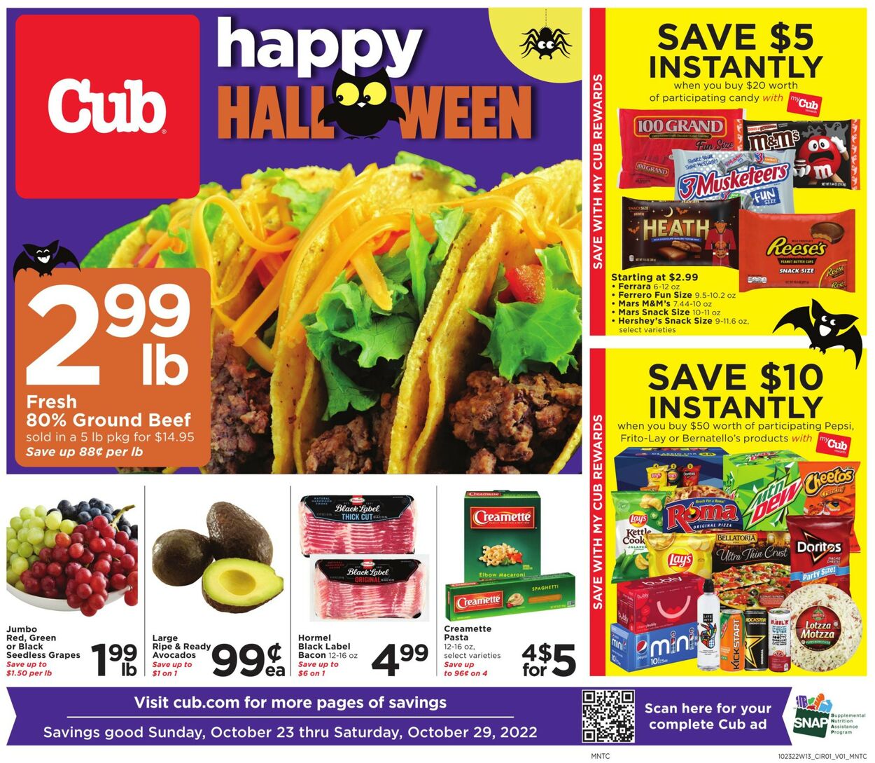 Cub Foods Weekly Ad Circular - valid 10/23-10/29/2022