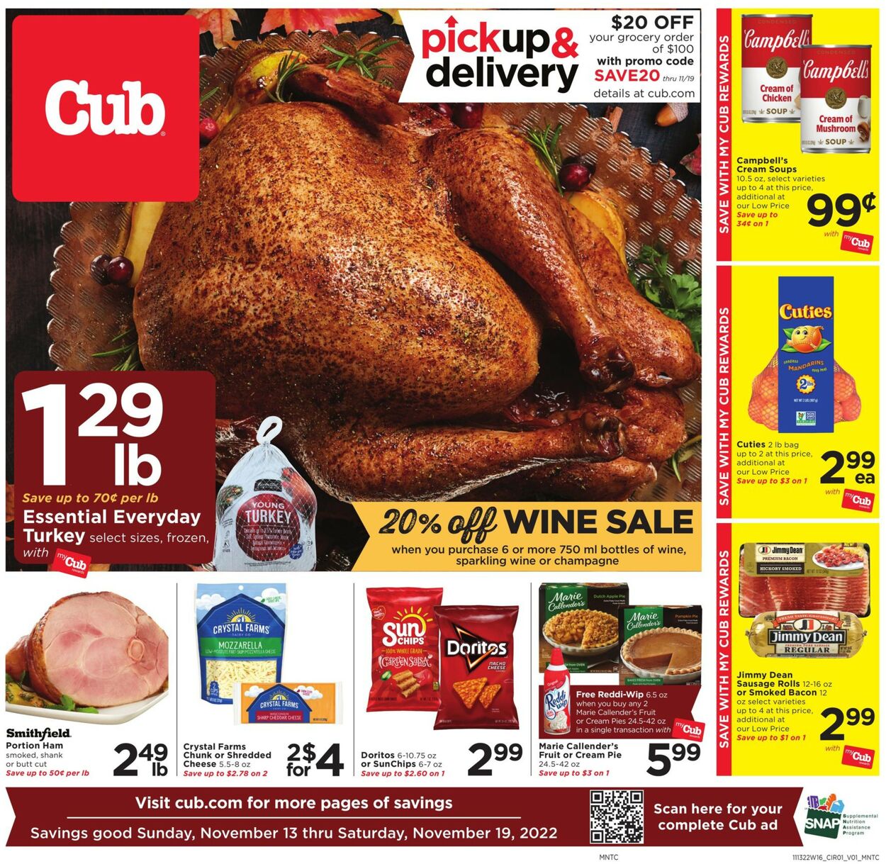 Cub Foods Weekly Ad Circular - valid 11/13-11/19/2022