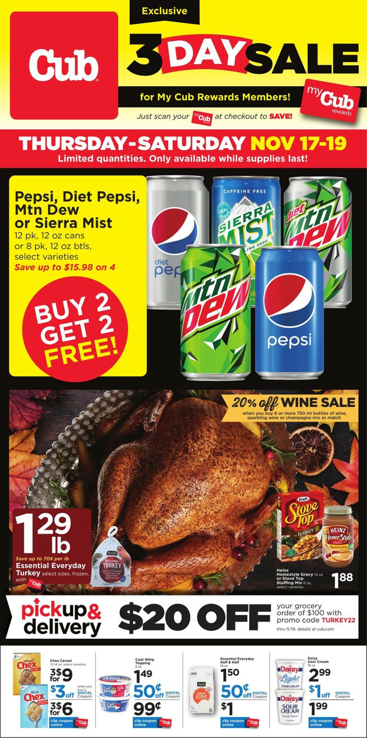 Cub Foods Weekly Ad Circular - valid 11/17-11/19/2022