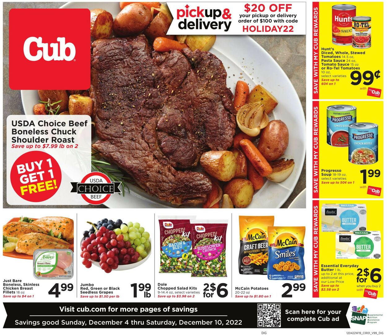 Cub Foods Weekly Ad Circular - valid 12/04-12/10/2022
