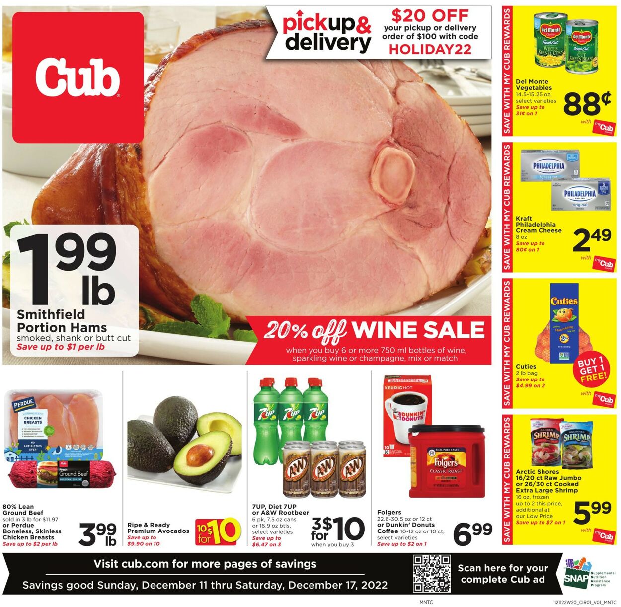 Cub Foods Weekly Ad Circular - valid 12/11-12/17/2022
