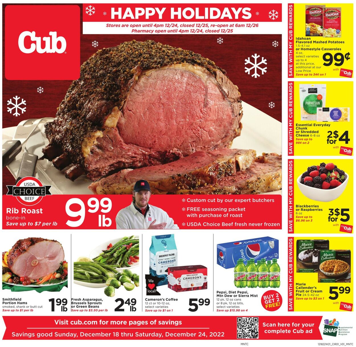 Cub Foods Weekly Ad Circular - valid 12/18-12/24/2022