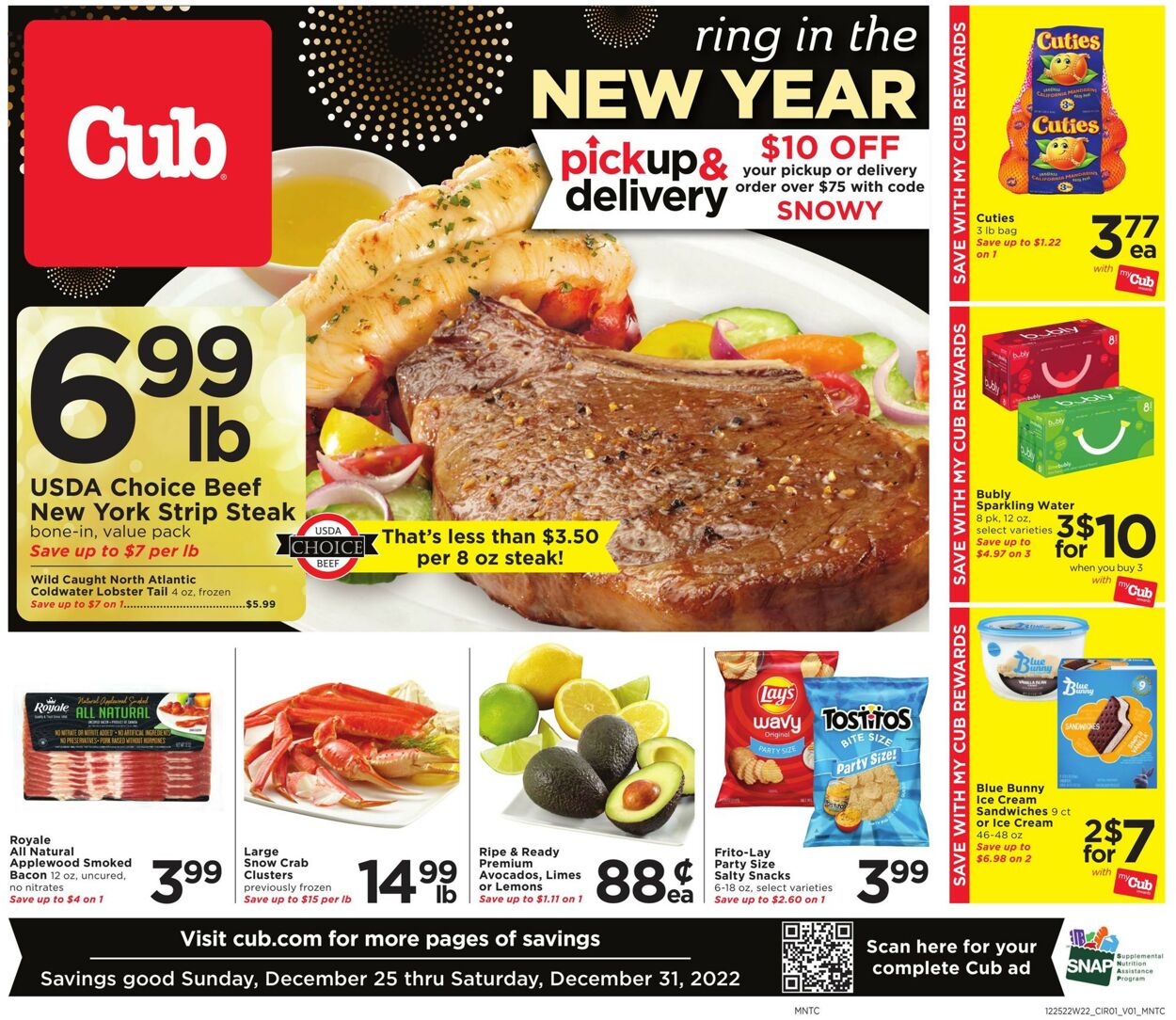 Cub Foods Weekly Ad Circular - valid 12/25-12/31/2022