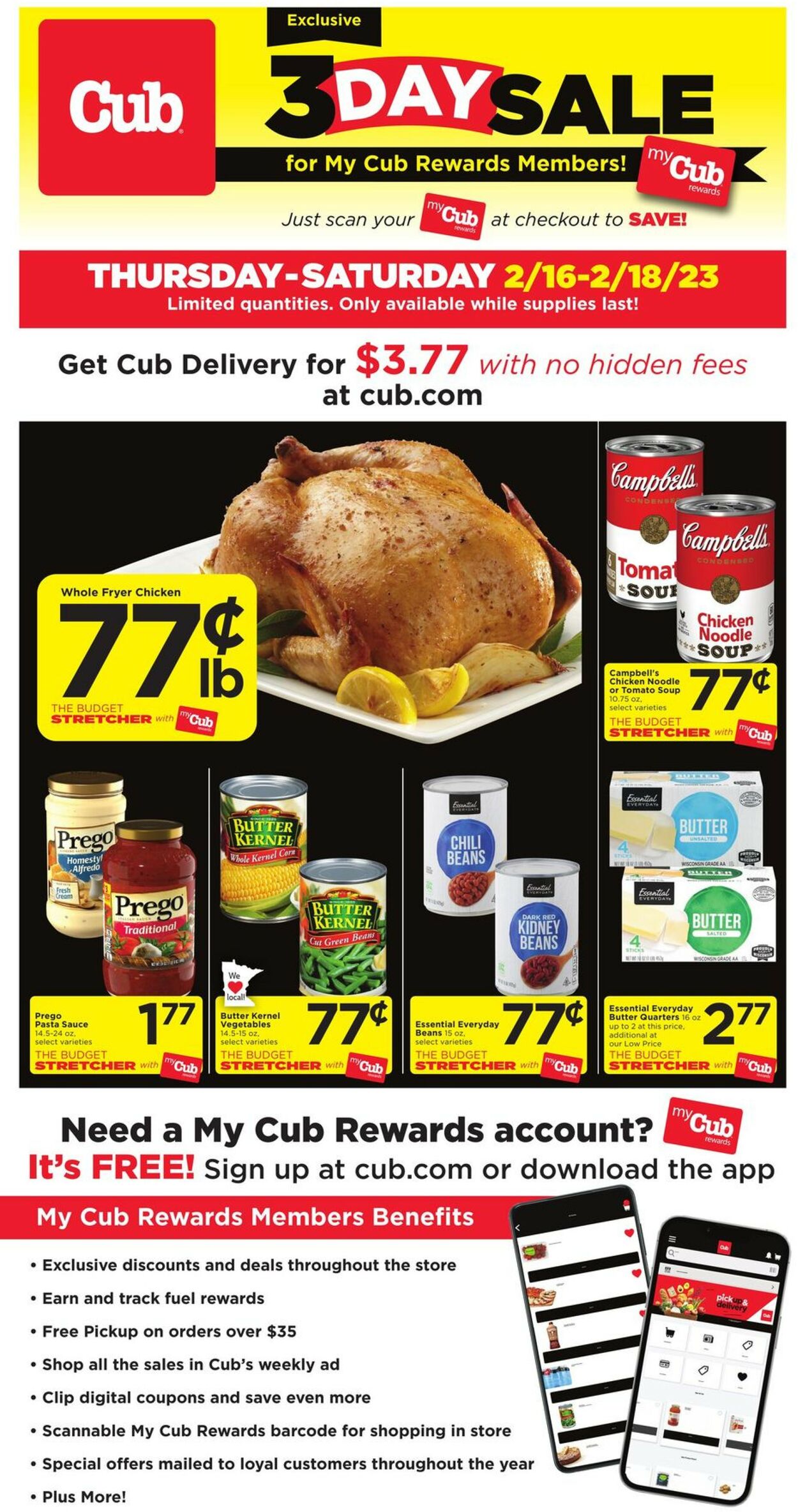 Cub Foods Weekly Ad Circular - valid 02/16-02/18/2023