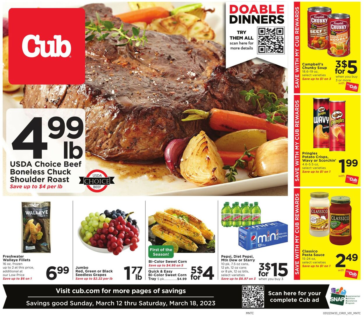 Cub Foods Weekly Ad Circular - valid 03/12-03/18/2023
