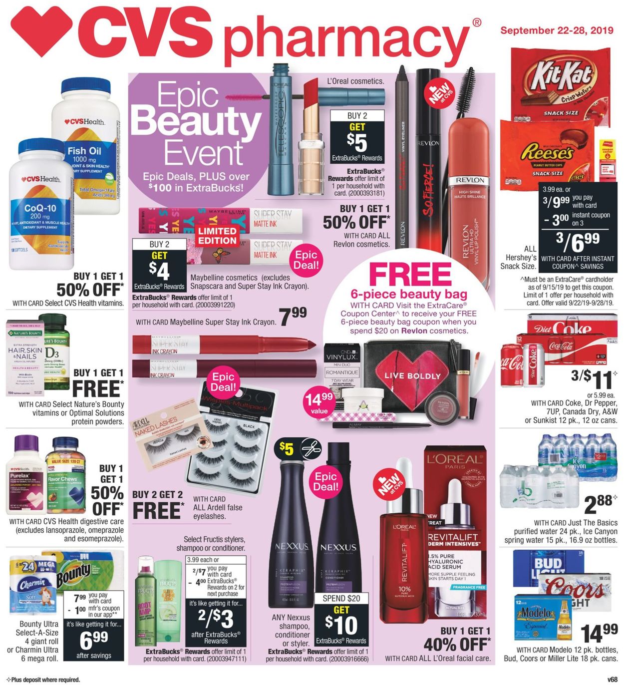 CVS Pharmacy Weekly Ad Circular - valid 09/22-09/28/2019