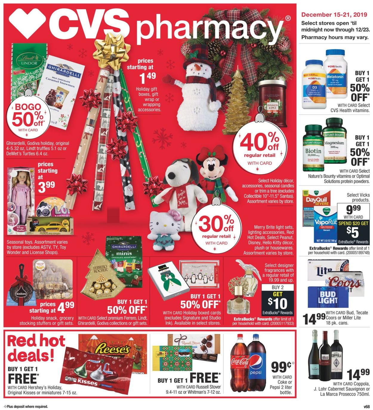 CVS Pharmacy - Holiday Ad 2019 Weekly Ad Circular - valid 12/15-12/21/2019
