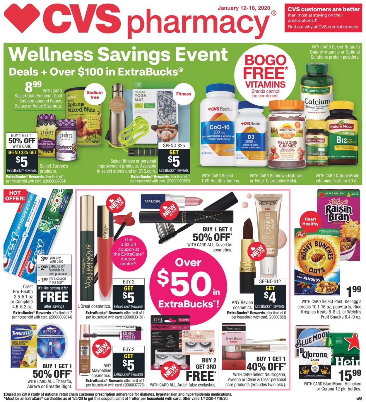 CVS Pharmacy Weekly Ad Circular - valid 01/12-01/18/2020