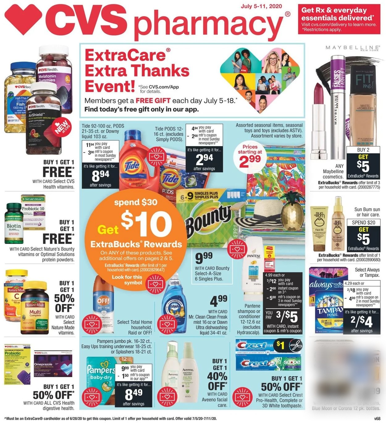 CVS Pharmacy Weekly Ad Circular - valid 07/05-07/11/2020