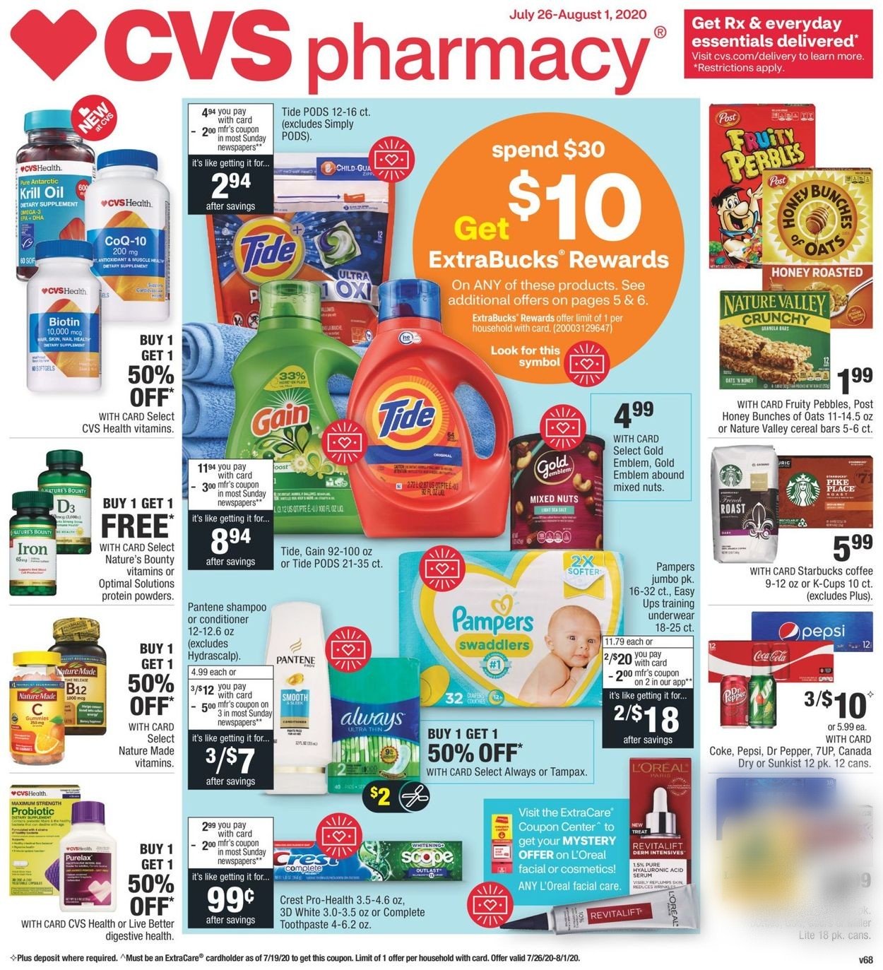 CVS Pharmacy Weekly Ad Circular - valid 07/26-08/01/2020