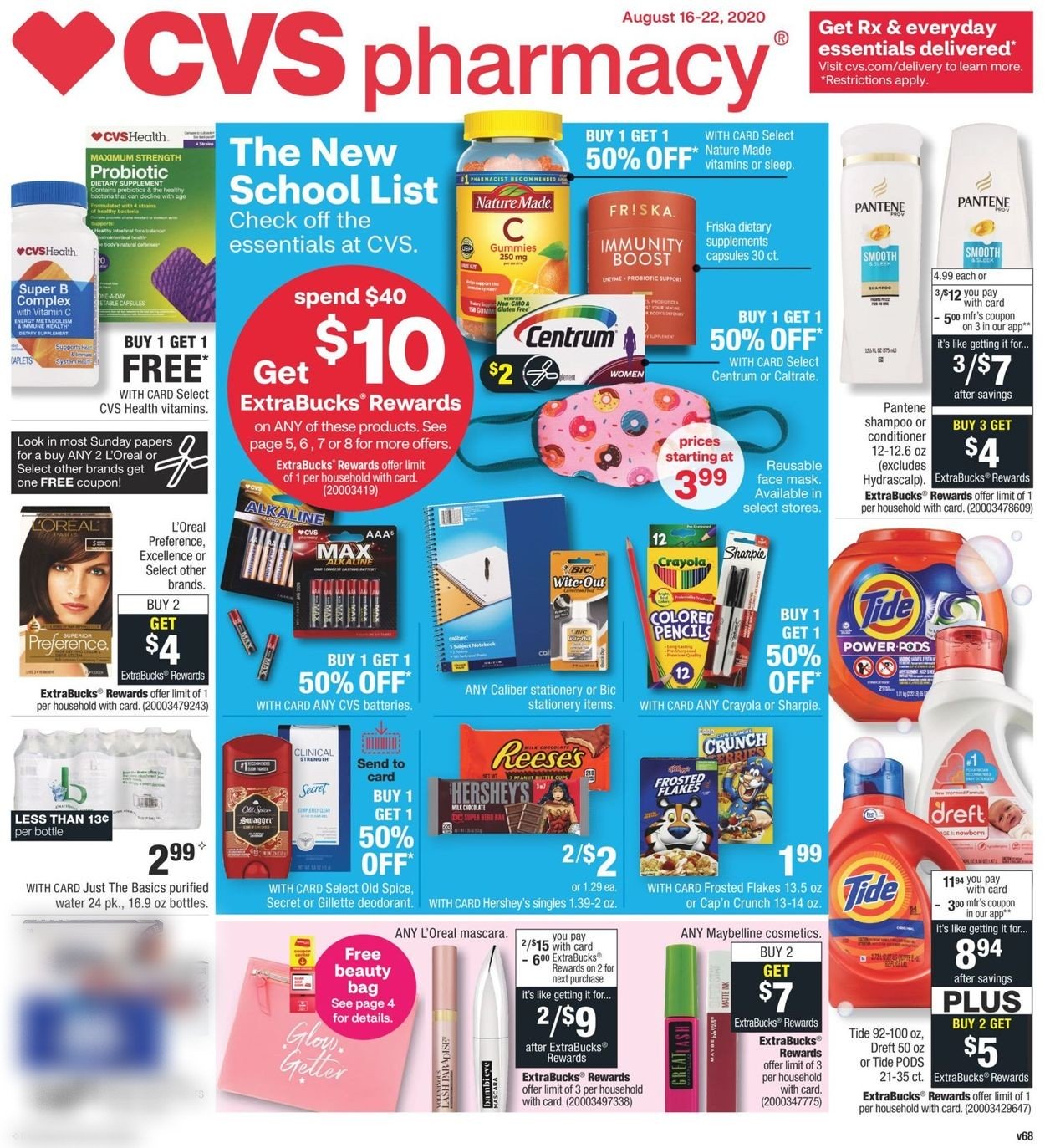 CVS Pharmacy Weekly Ad Circular - valid 08/16-08/22/2020