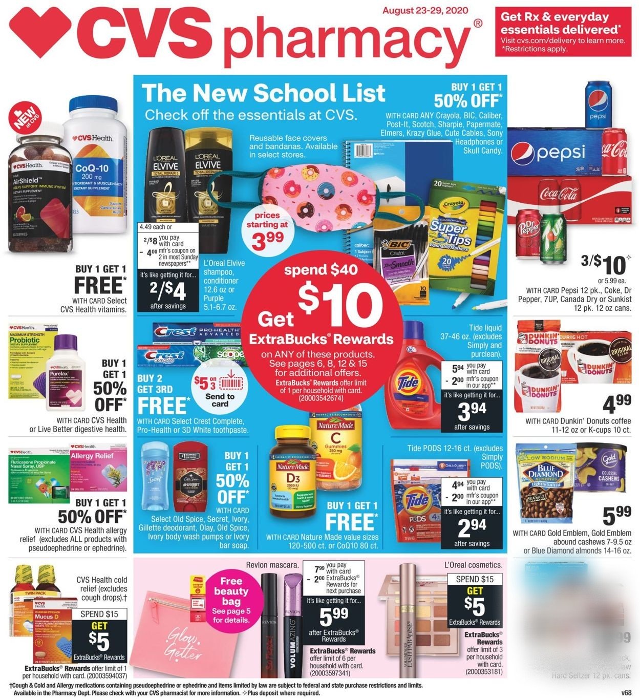 CVS Pharmacy Weekly Ad Circular - valid 08/23-08/29/2020