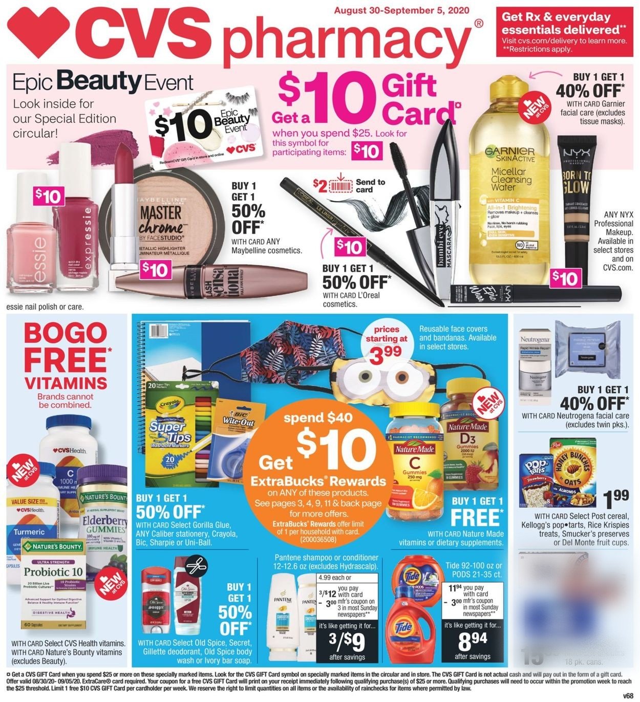 CVS Pharmacy Weekly Ad Circular - valid 08/30-09/05/2020