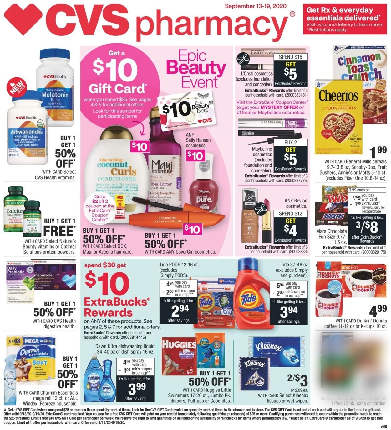 CVS Pharmacy Weekly Ad Circular - valid 09/13-09/19/2020