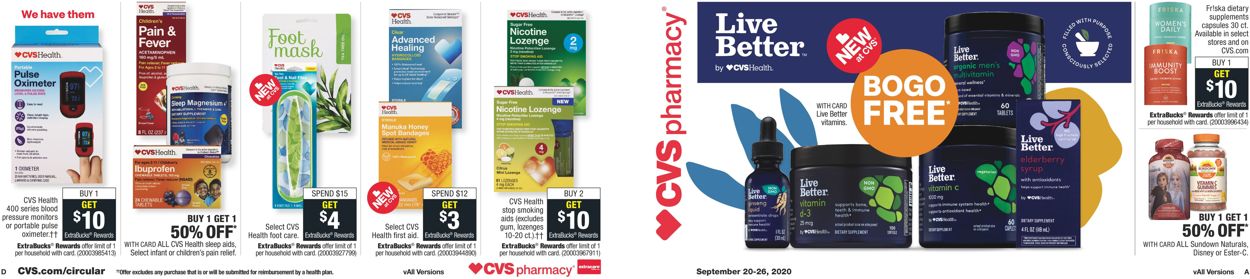 CVS Pharmacy Weekly Ad Circular - valid 09/20-09/26/2020 (Page 12)