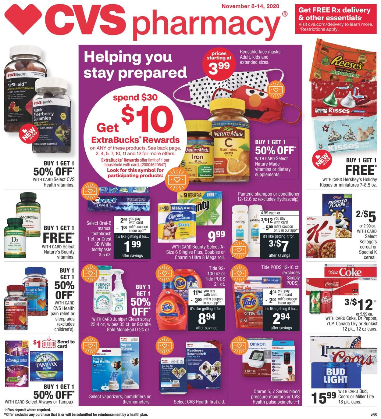 CVS Pharmacy Weekly Ad Circular - valid 11/08-11/14/2020