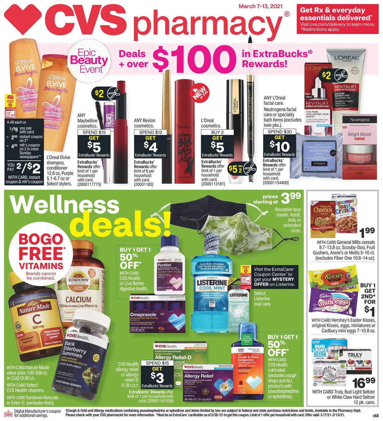 CVS Pharmacy Weekly Ad Circular - valid 03/07-03/13/2021