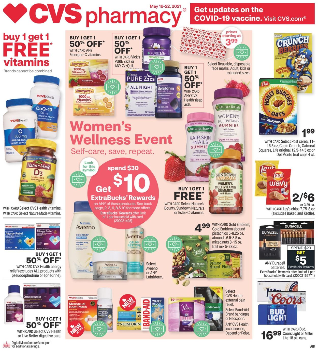CVS Pharmacy Weekly Ad Circular - valid 05/16-05/22/2021