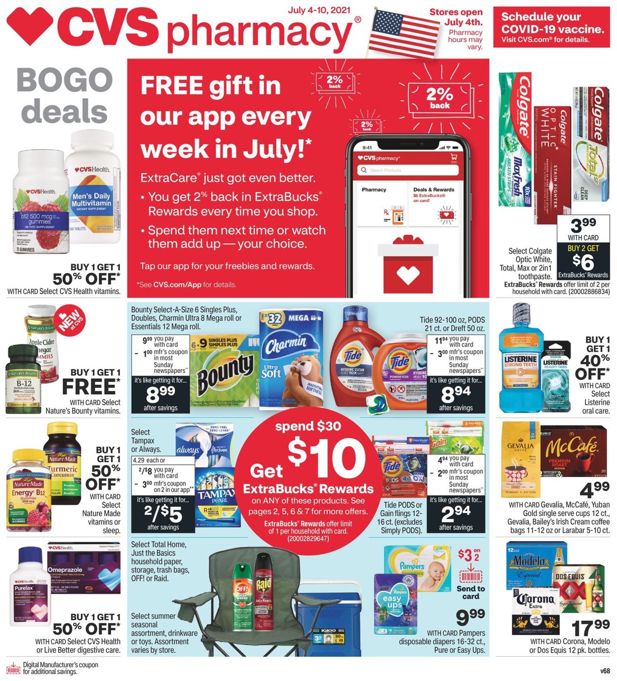 CVS Pharmacy Weekly Ad Circular - valid 07/04-07/10/2021