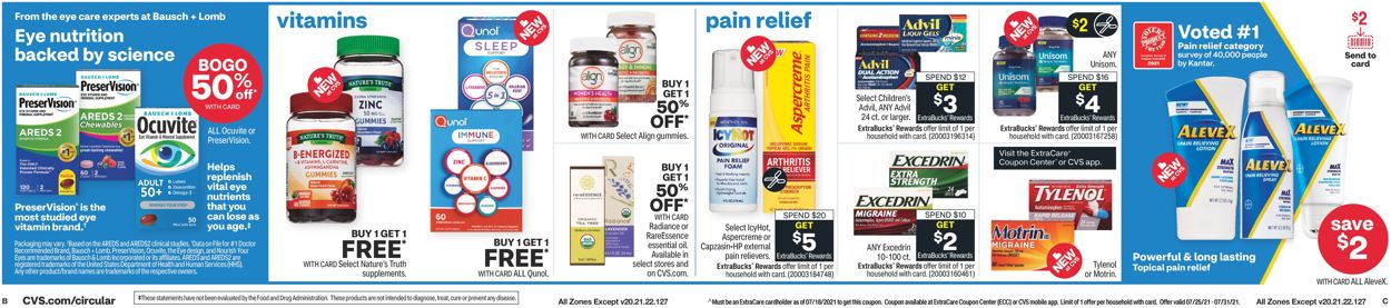 CVS Pharmacy Weekly Ad Circular - valid 07/25-08/01/2021 (Page 15)