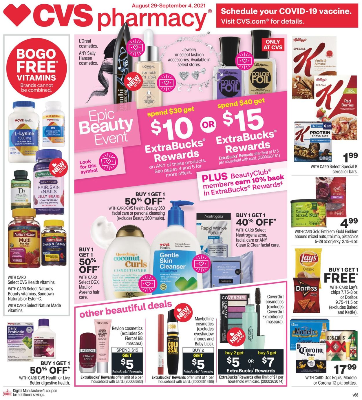 CVS Pharmacy Weekly Ad Circular - valid 08/29-09/04/2021