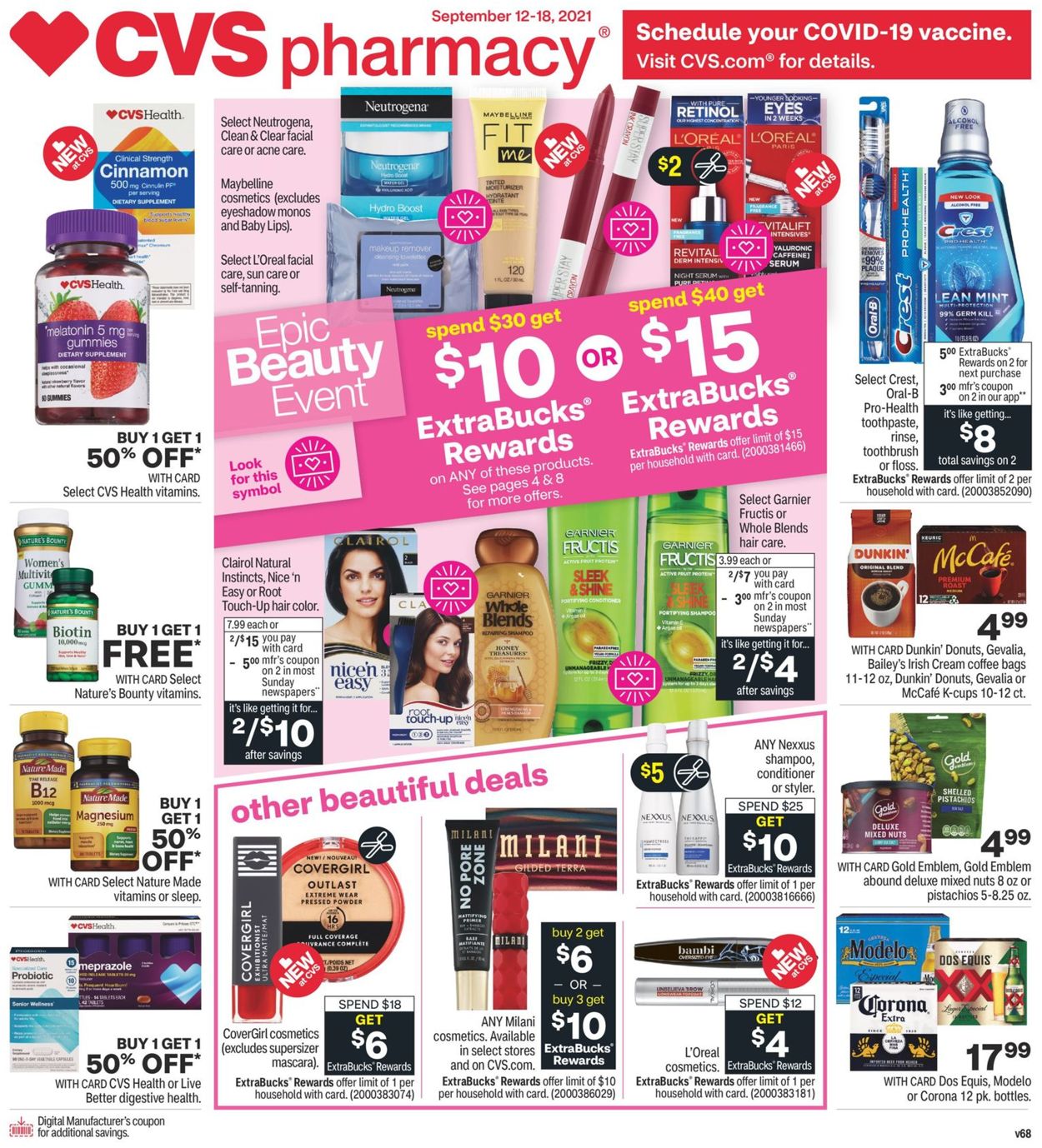 CVS Pharmacy Weekly Ad Circular - valid 09/12-09/19/2021