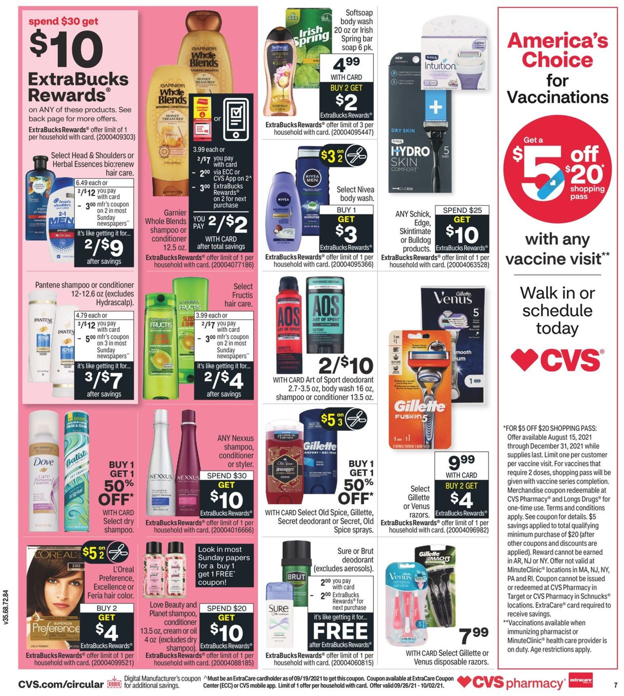 CVS Pharmacy Weekly Ad Circular - valid 09/26-10/03/2021 (Page 12)