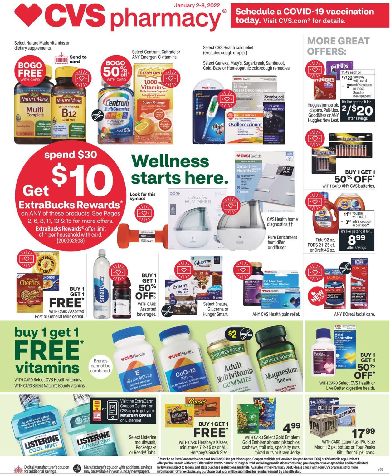 CVS Pharmacy Weekly Ad Circular - valid 01/02-01/08/2022
