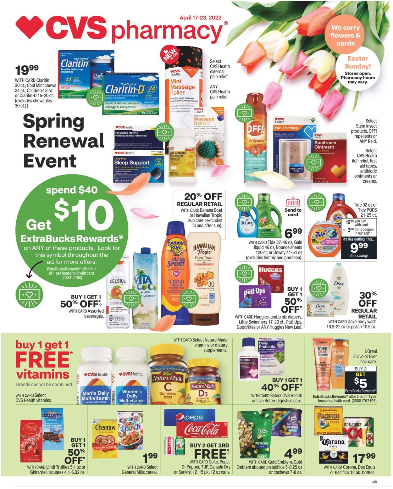 CVS Pharmacy Weekly Ad Circular - valid 04/17-04/23/2022