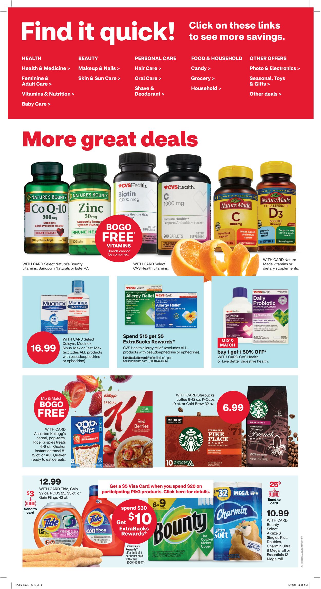 CVS Pharmacy Weekly Ad Circular - valid 10/23-10/30/2022 (Page 3)