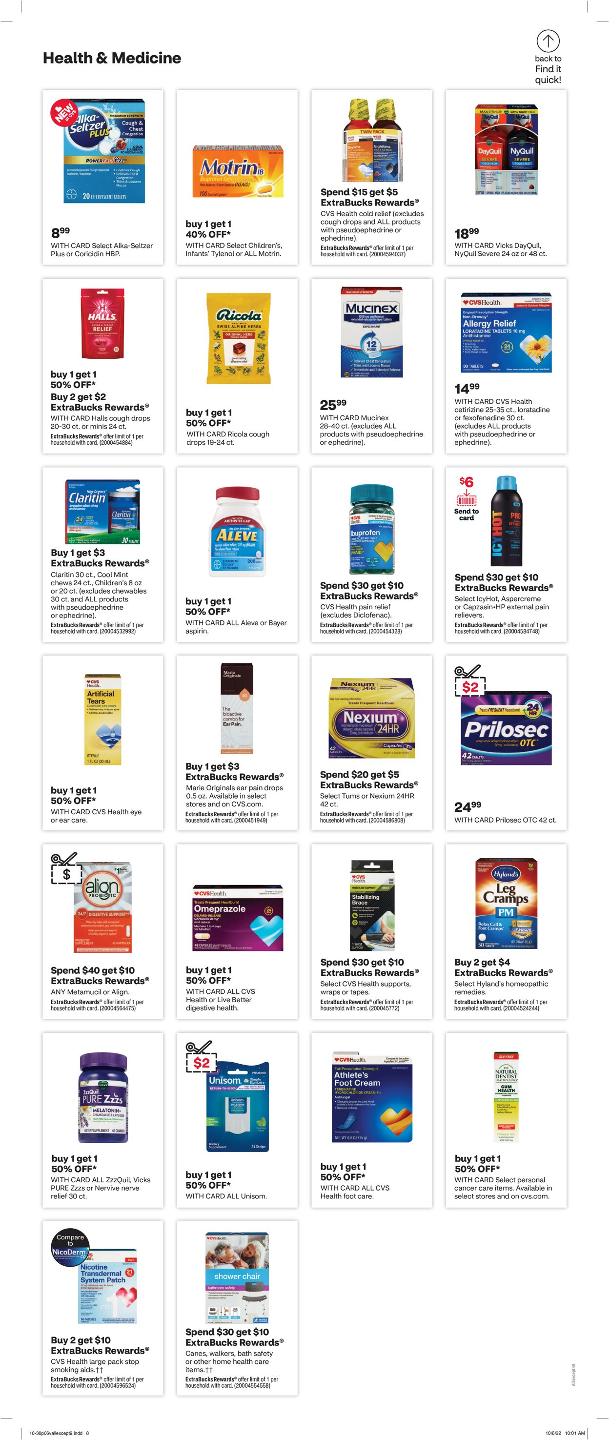 CVS Pharmacy Weekly Ad Circular - valid 10/30-11/05/2022 (Page 6)