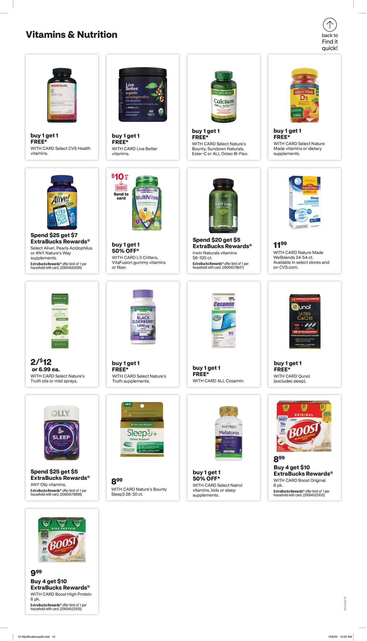 CVS Pharmacy Weekly Ad Circular - valid 10/30-11/05/2022 (Page 8)