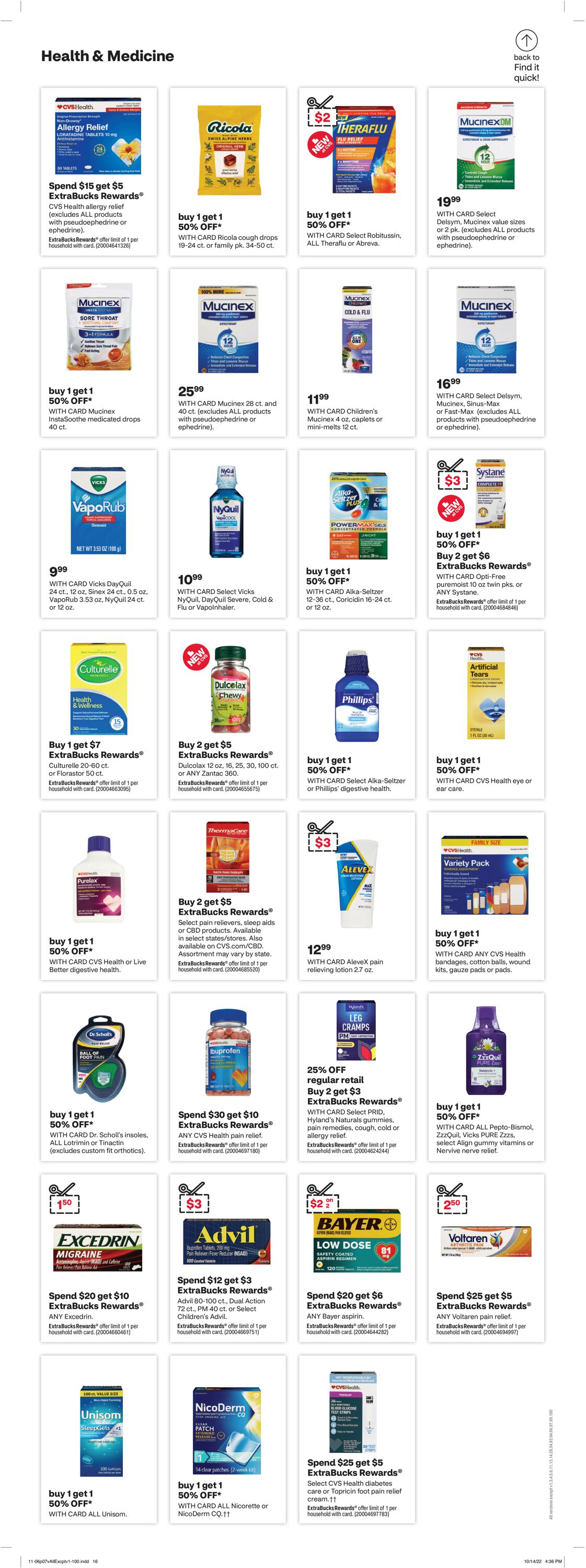 CVS Pharmacy Weekly Ad Circular - valid 11/06-11/13/2022 (Page 7)