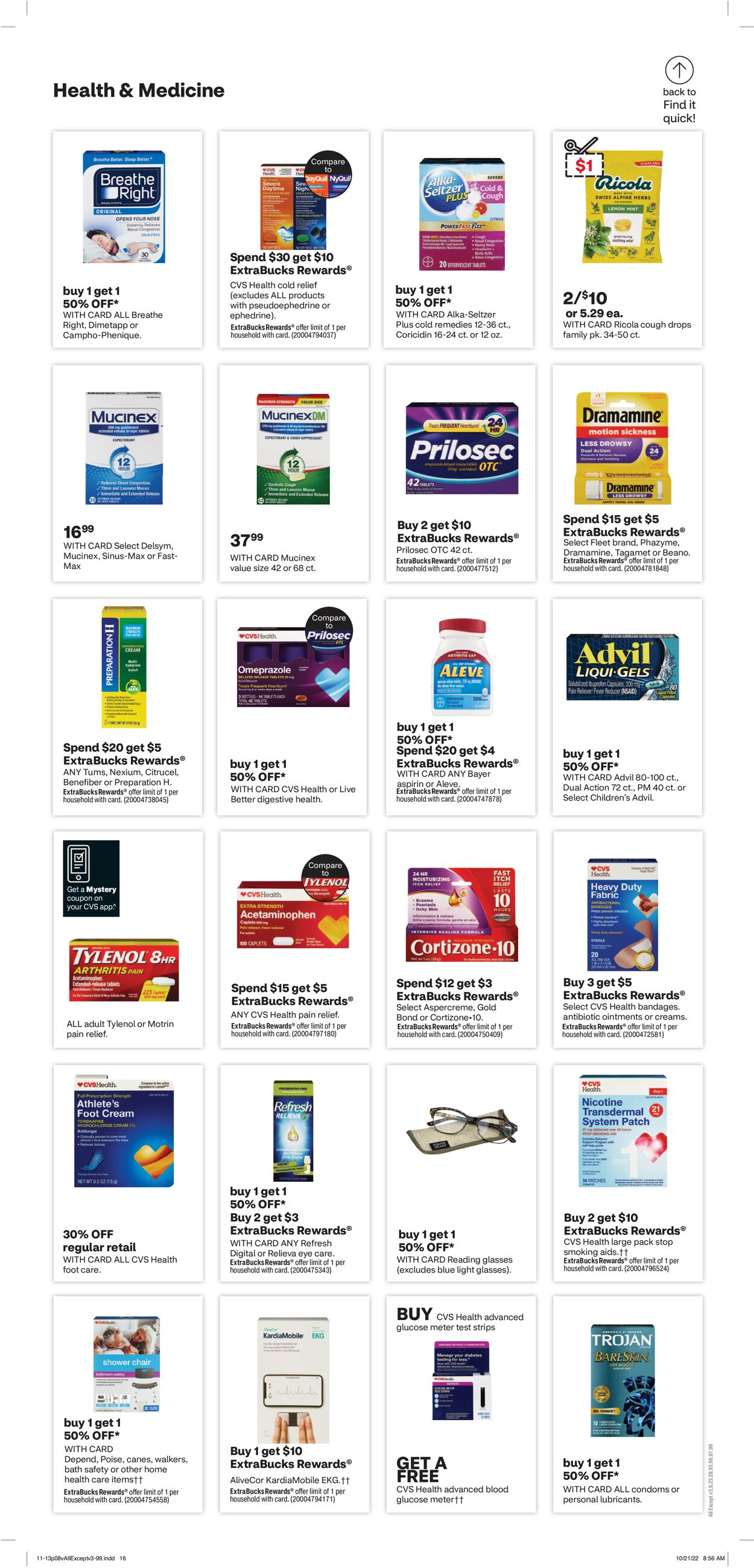 CVS Pharmacy Weekly Ad Circular - valid 11/13-11/20/2022 (Page 8)