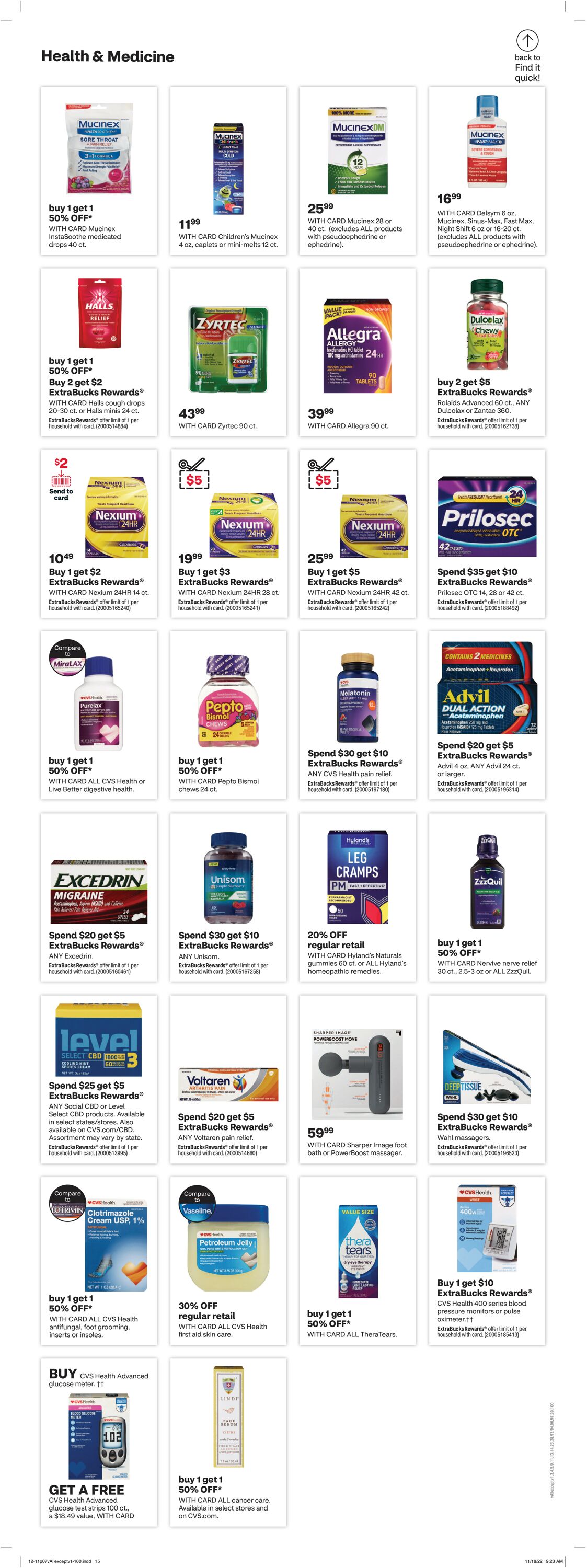 CVS Pharmacy Weekly Ad Circular - valid 12/11-12/18/2022 (Page 7)