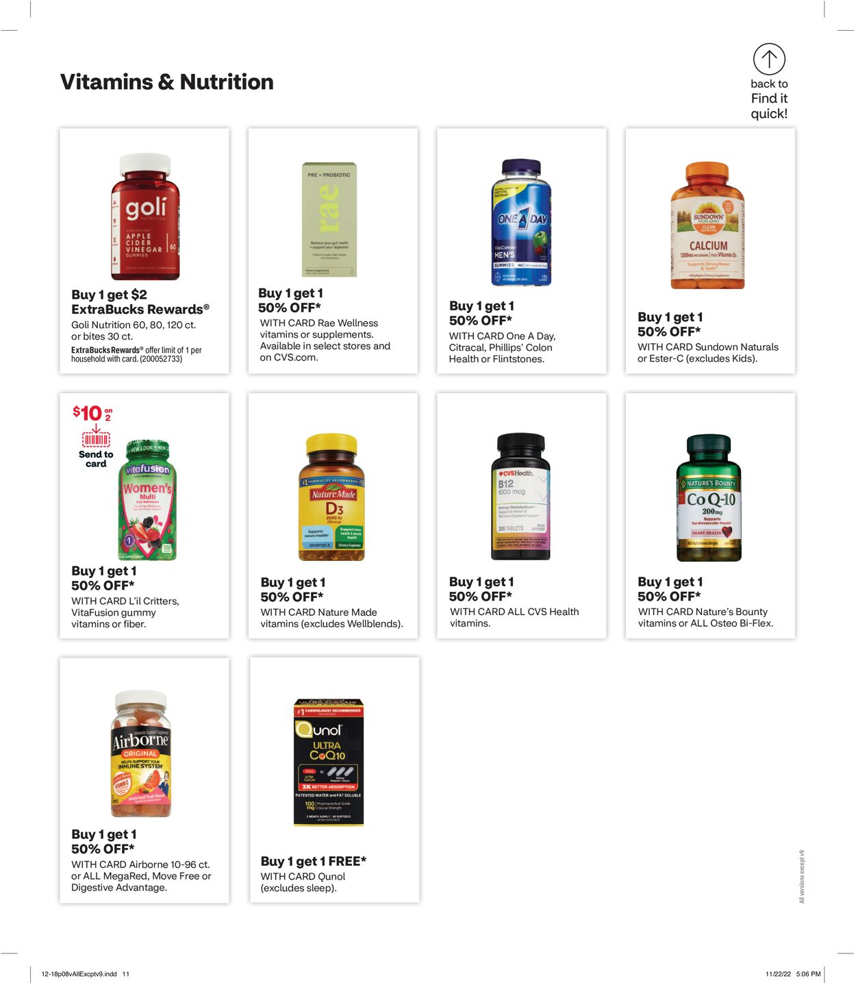 CVS Pharmacy Weekly Ad Circular - valid 12/18-12/25/2022 (Page 6)
