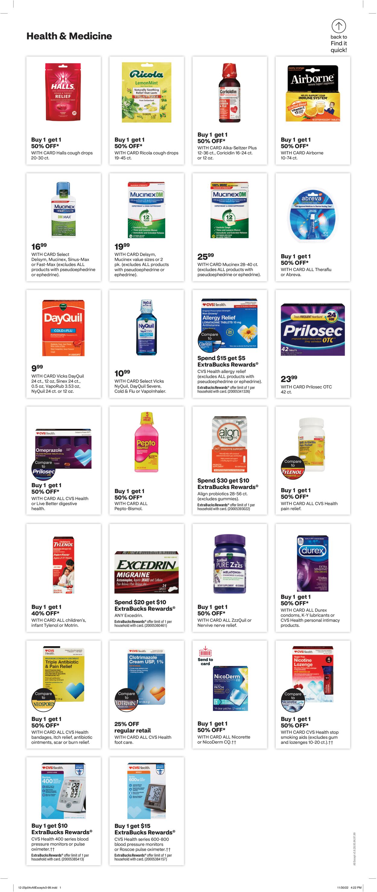 CVS Pharmacy Weekly Ad Circular - valid 12/25-01/01/2023 (Page 4)